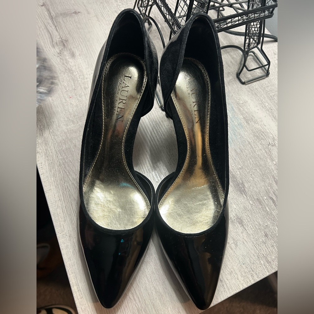 Polo by Ralph Lauren Black Heels